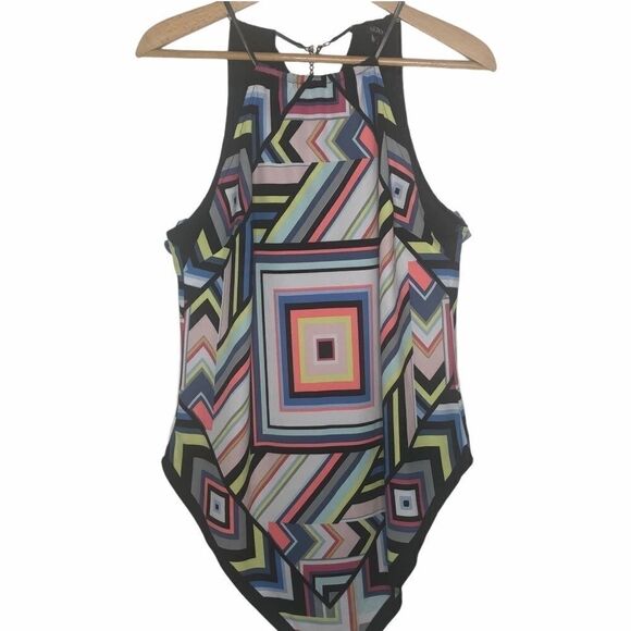 Xoxo halter top, Contemporary Print, Size … - Picture 1 of 5